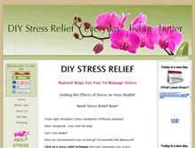 Tablet Screenshot of diy-stress-relief.com